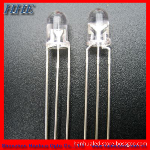 Top Quality 5mm Bicolor (color combination available) DIP LED Diodes Light